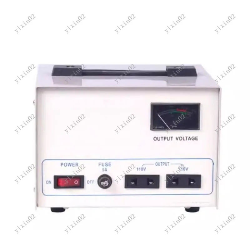 110V All-Copper Coil Voltage Regulator 60-150V Automatic for TV And Refrigerator Stabilizes Power for Appliance Use