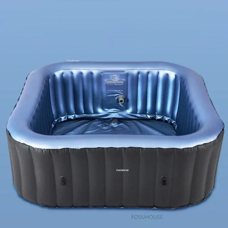 Modern Folding Adult Bath Household Bedroom Inflatable Bathtub Spa Sauna Room Portable Outdoor Folding Bathtub Whirlpool