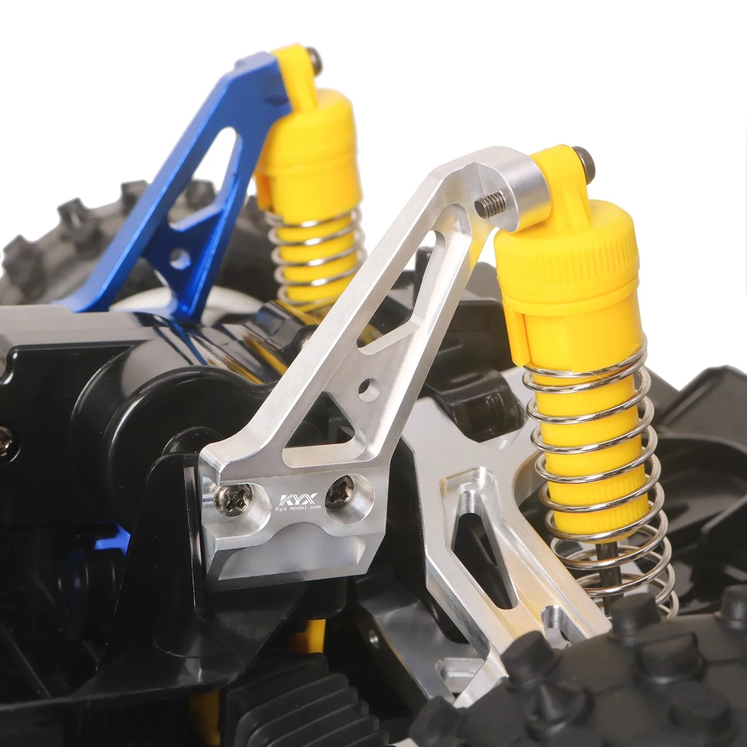 KYX Tamiya Denyue 1/10 The Bigwig Tycoon 2017 Edition 47330 دعامة تعليق أمامية من سبائك الألومنيوم