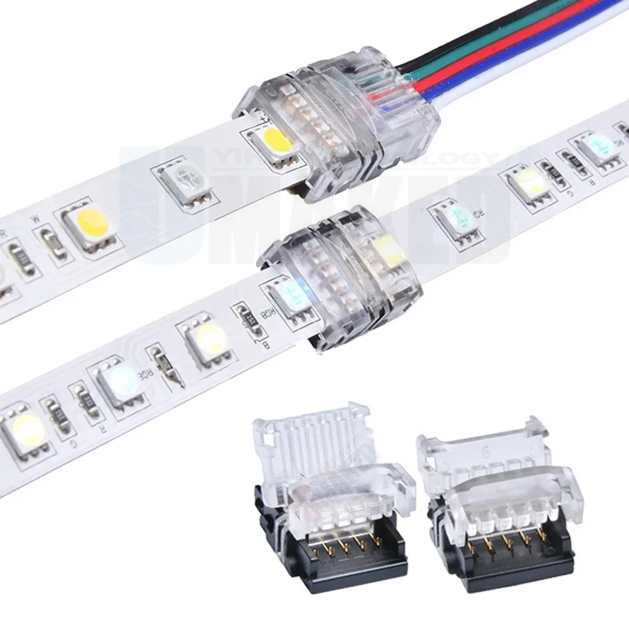 

2/3/4/5pin LED Strip Connector For RGB RGBW RGBWW 2835 3528 5050 LED Strip Light Wire Terminal Splice Connector