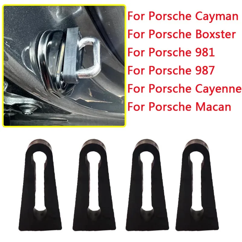 

4 шт. автомобильный дверной замок, звуковой демпфер, буфер для Porsche Macan Cayman Cayenne Boxster 981 987 2012 2013 2014 2015 2016