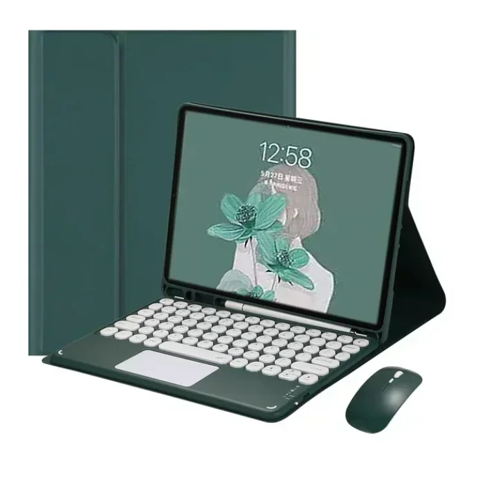 

Wireless Magic Keyboard for IPad Air 6th Case 11 2024 Russian Korean Hebrew Arabic Spanish Bluetooth Keyboard Covers Funda