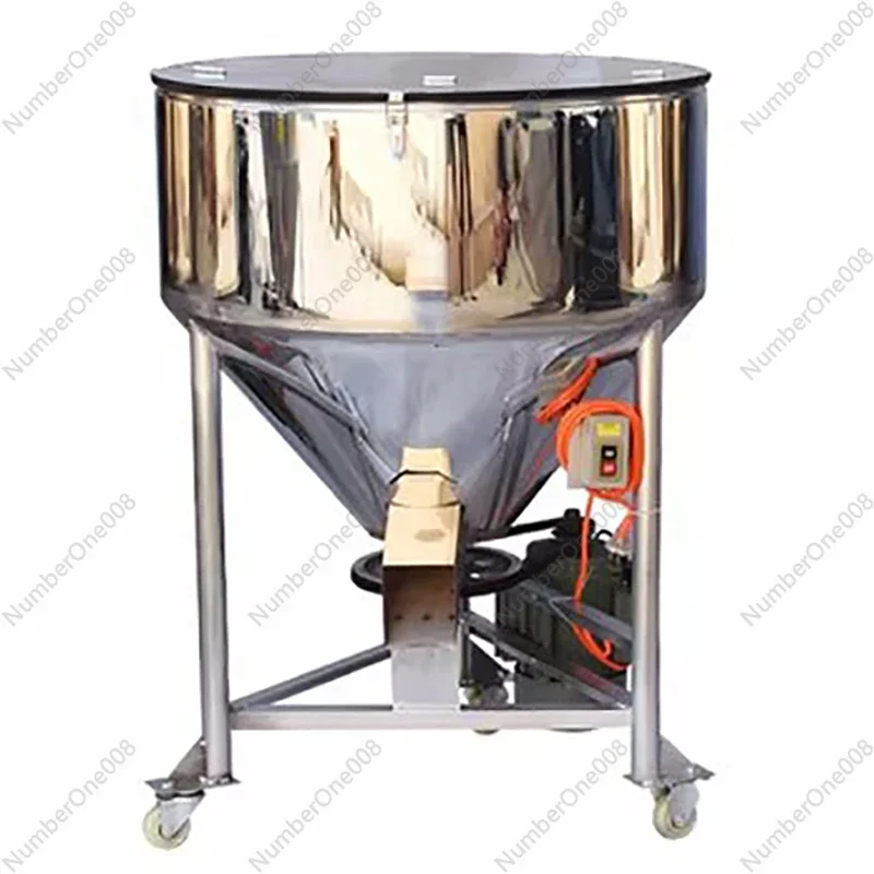 220V Small Feed Mixer Farm Powder Mixing Machine Vertical Plastic Particle Color Mixing Seed Mixer Breeding Equipment And Tools