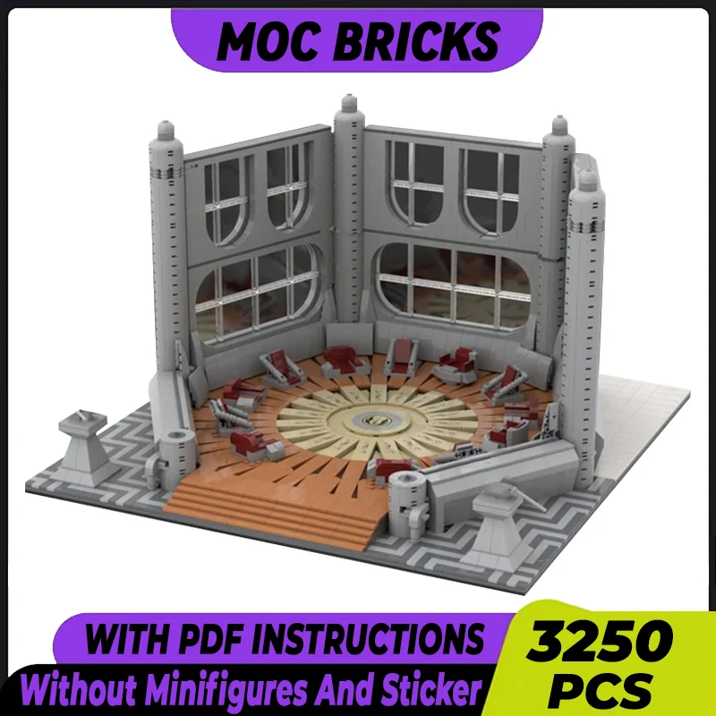 Star Movies Model Moc Building Bricks Advanced Meeting Room Technology Modular Blocks Gifts Christmas Toys DIY Sets Assembly