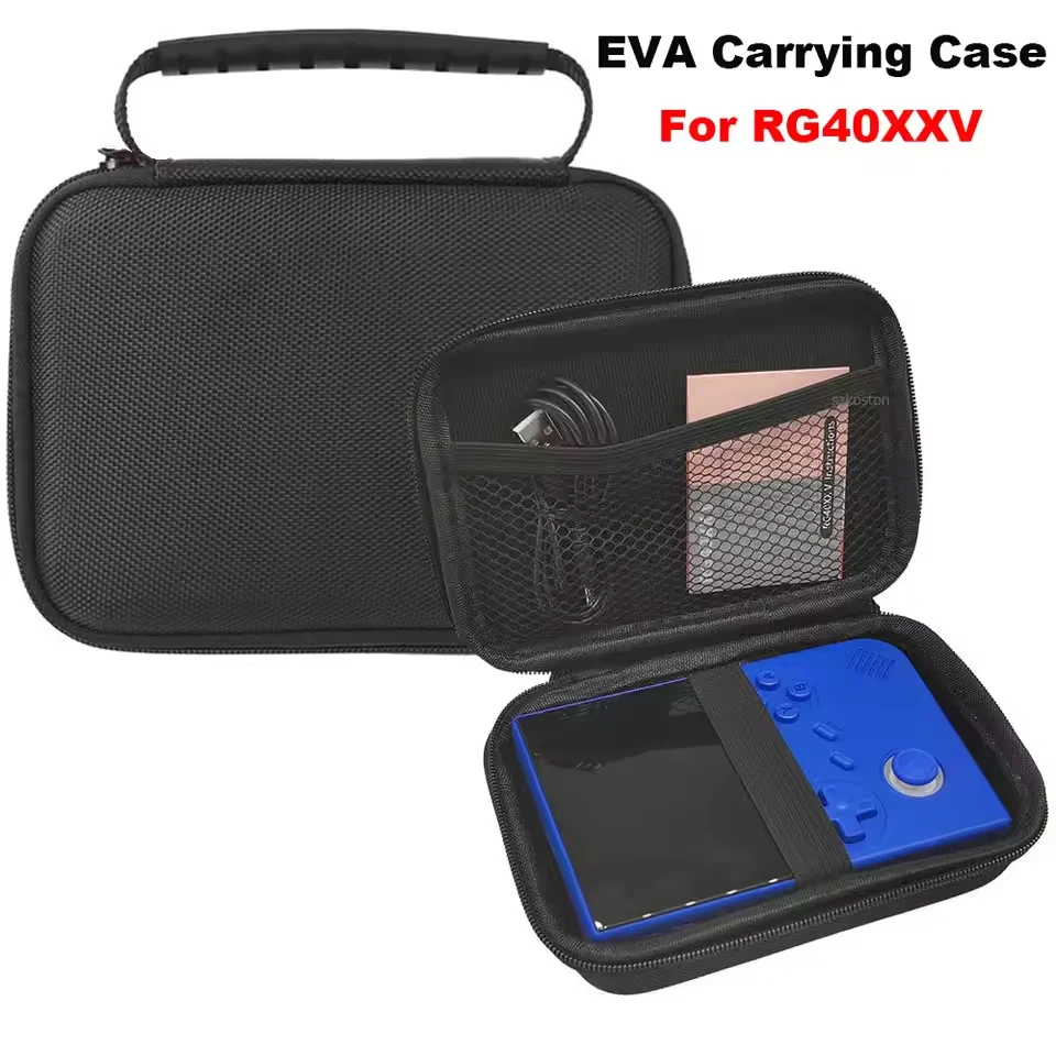 Für Anbernic RG40XXV Spielkonsole Fall Schutz Tasche Hard Shell Wasserdichte Tragen Fall EVA Reise Lagerung Tasche Spiel Zubehör