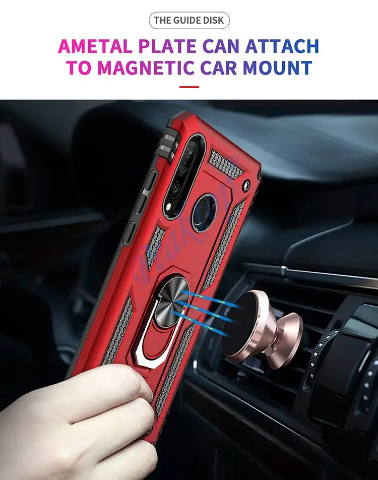 Armor Shockproof Case For Huawei Y9 Y5 2019 Y6 Y7 Y9S P30 Pro P20 P40 Honor 10 Lite 8A 8S 9X 20S 9C 9S 20 P Smart Z Bumper Cover image 3