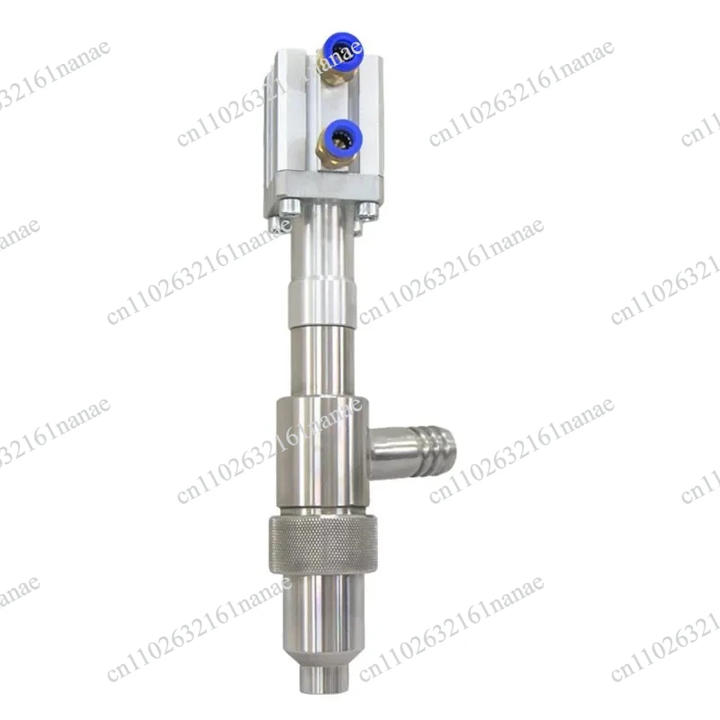Anti-Drip Pneumatic Filling Head 304 Stainless Steel Discharge Nozzle Paste Body Liquid Filling Machine Accessories Feed port 25