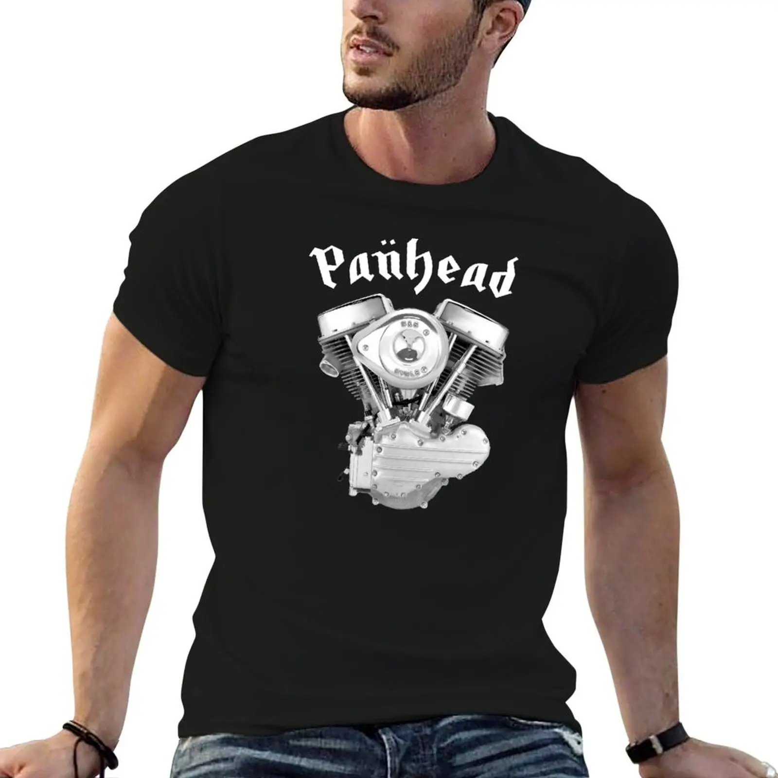 

PANHEAD 1 T-Shirt cotton tshirt 100% t shirt man casual t shirt for man T-shirt