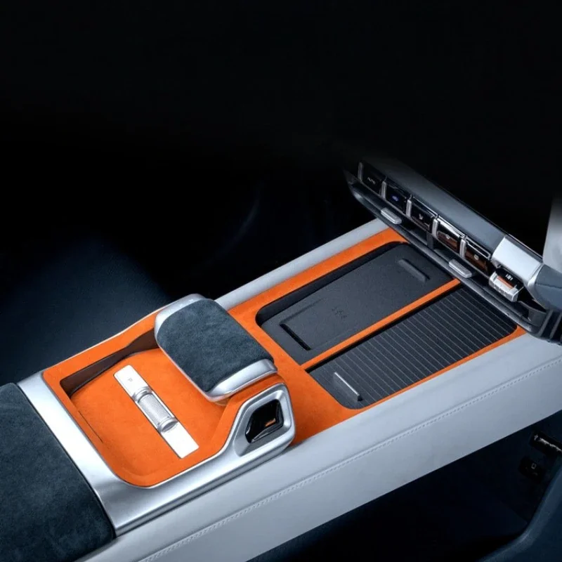 For Changan DEEPAL G318 2024-2025 Dedicated Suede Central Control Decorative Sticker Car Interior Modified Accessories