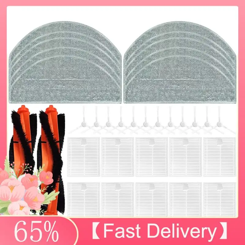 

~Прочный для Xiaomi E10 E10C E12 B112/ Mijia 3C Plus C103, запчасти для робота-пылесоса, аксессуары, основная боковая щетка, фильтр, швабра