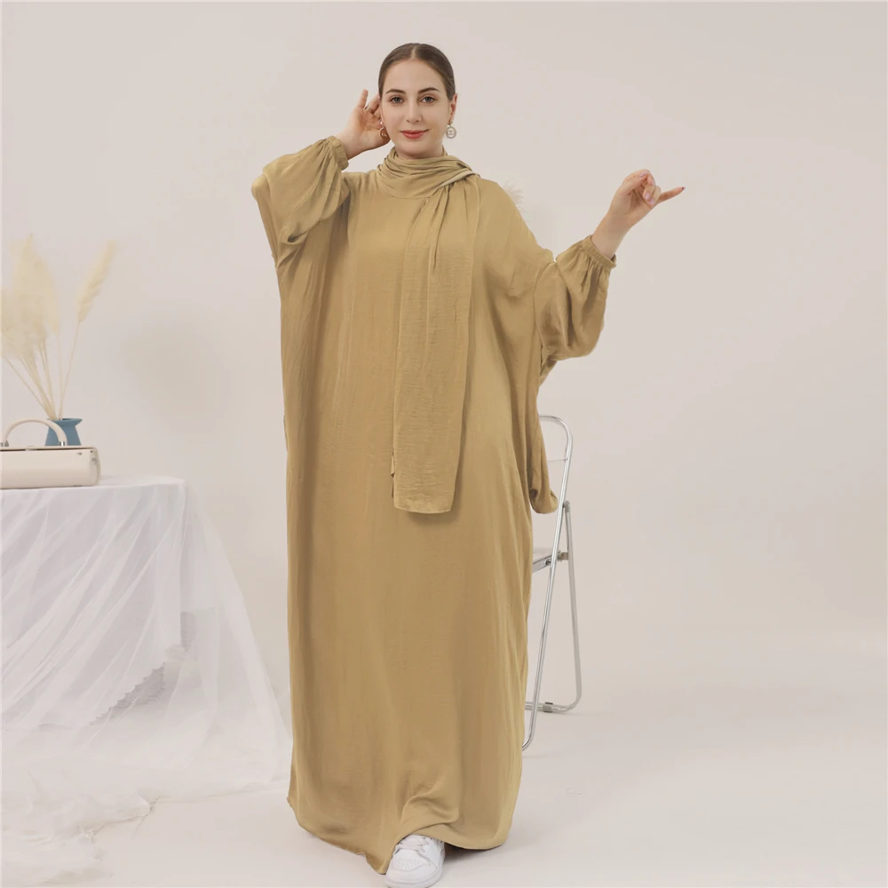 

Hooded Abaya Caftan for Women Ramadan Djellaba Muslim Hijab Long Dress One Piece Prayer Islam Dubai Saudi Turkish Modest Abayas