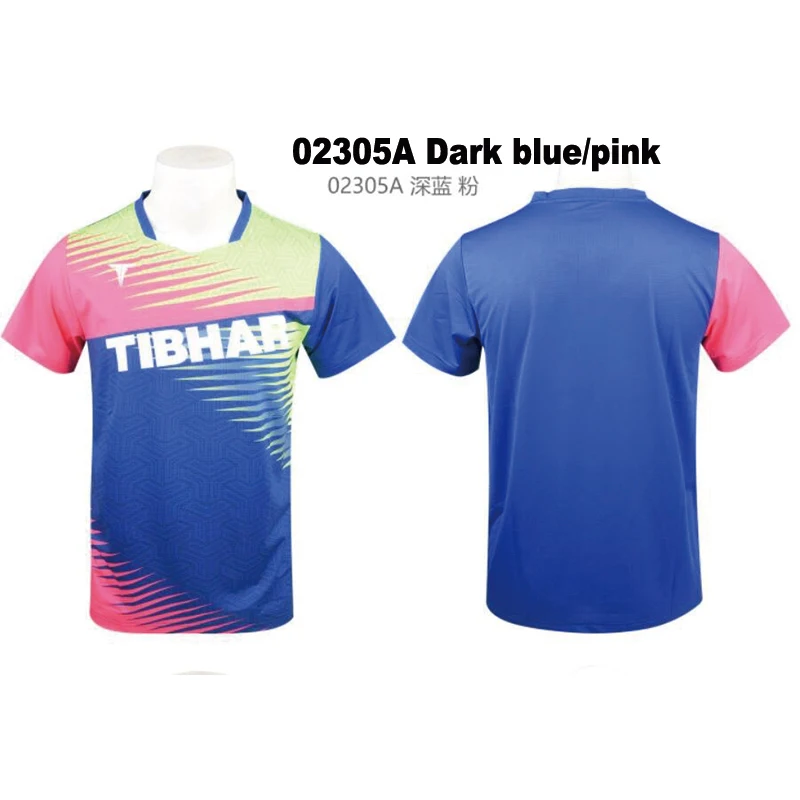 Tibhar-Camiseta unisex de tenis de mesa, ropa de ping pong, ropa deportiva, hombres y mujeres, genuina, 2023