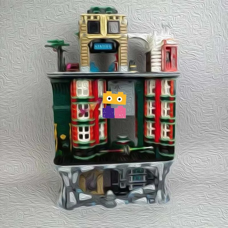 2026 New 3491 Pcs Multi Layer Magic Building Scene Building Brick Toy DIY Assemble Diorama Tabletop Display Birthday Gift