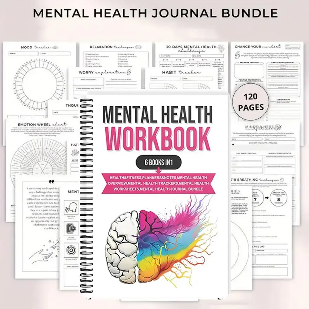 Mental Health Workbook – Attachment Theory Guide for Anxiety, PTSD, Addiction Recovery & Relationship Healing