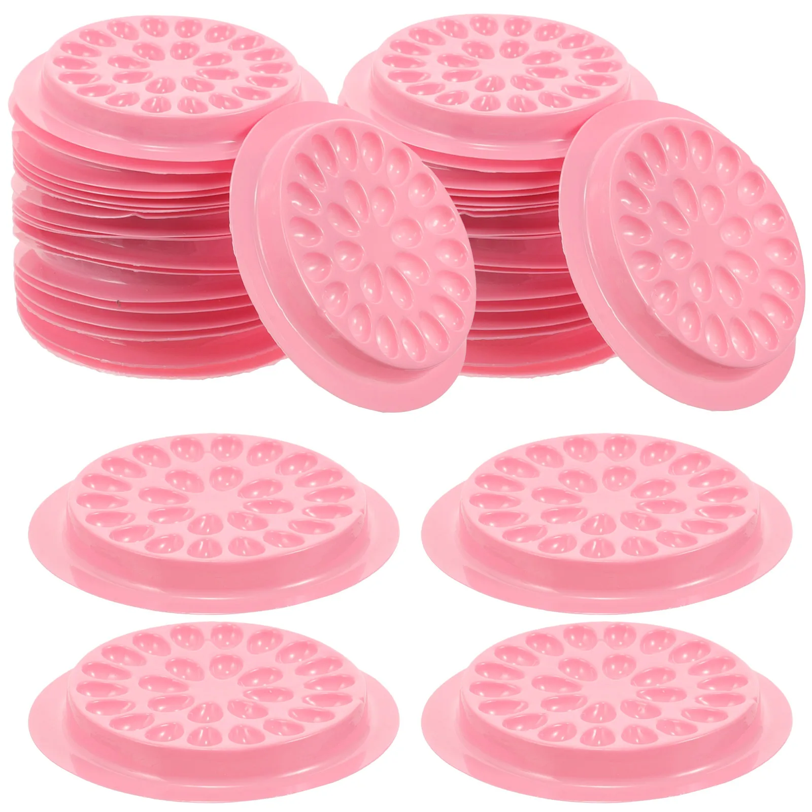 

100Pcs Lash Extension Holder Pallet Compact Size for Quick Glue Application Prevents Drying Ideal for Home and Salon Lash