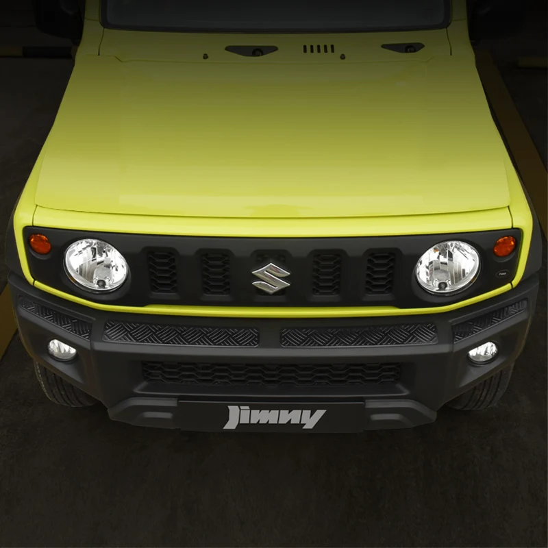 4pcs Auto Front Bumper Protector Guard Grille Lower Trim Decoration Sticker For Suzuki Jimny JB64 JB74 Car Styling Accessories