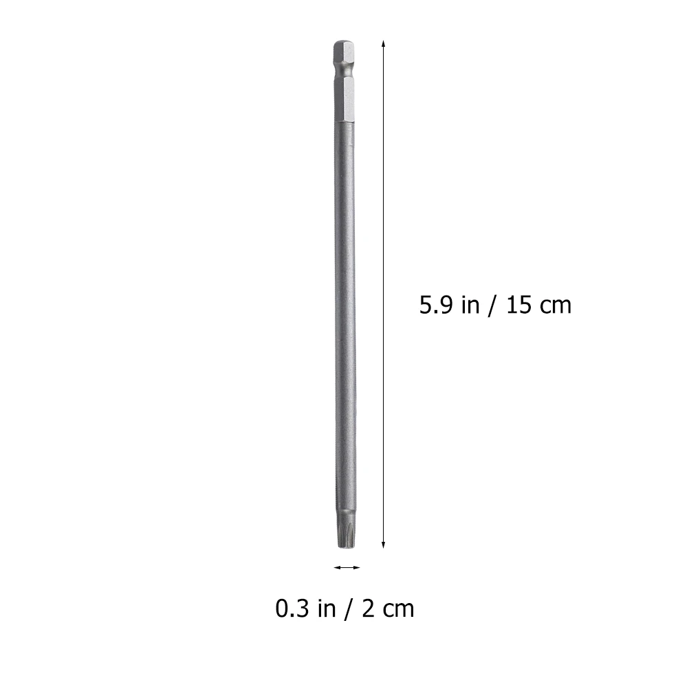

8PCS 150mm Hollow Screwdriver Bits Set Star 6 Point Drill Tamper Proof Bit Kit Security S2 Steel Furniture Hinges Repair