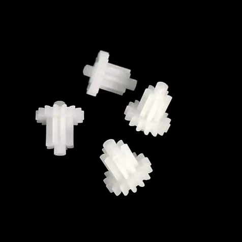 

10pcs 0.5 Module Plastic Dual Gear 15082A Integrated Shaft 15T+8T Duplex Compound Spur Gear