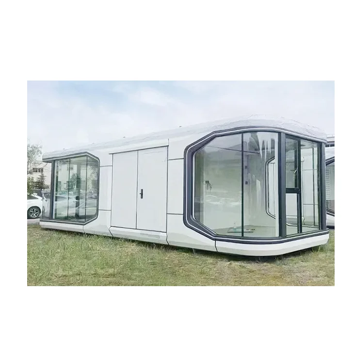 Prefabricated Luxury Hotel Modern Space Capsule Style Camping House Tiny House Outdoor Mobile Capsule House