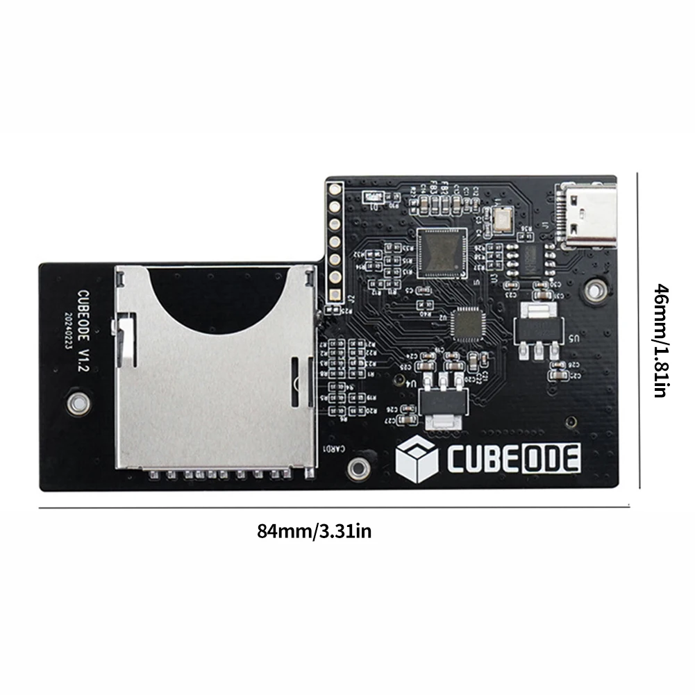 CUBEODE V1.2 Optical Drive Emulator Board No SD2SP2/SDGecko Required Replace Original DVD Drive for NGC Gamecube DOL-001/DOL-101