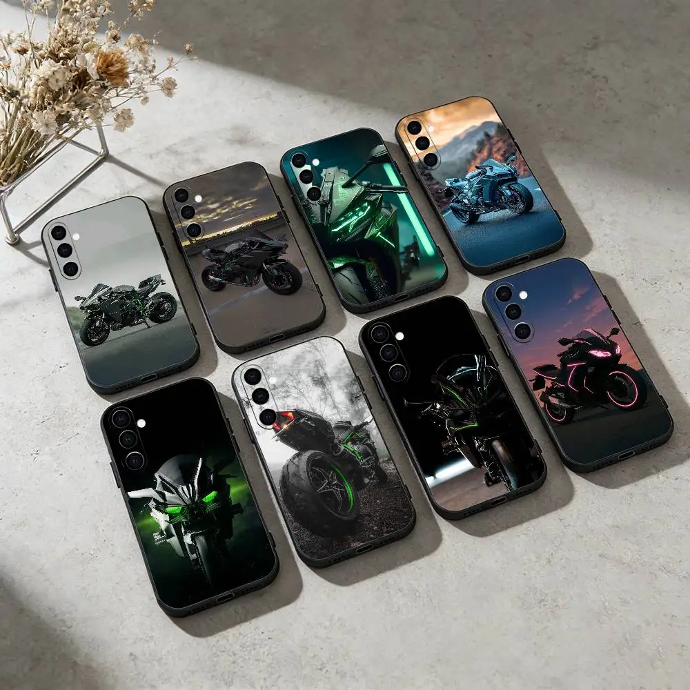 

Ninja Black H-H2R Phone Case For Samsung Galaxy A20,21s,22,31,32,52,53,72,73,80,91 Soft Black Shell