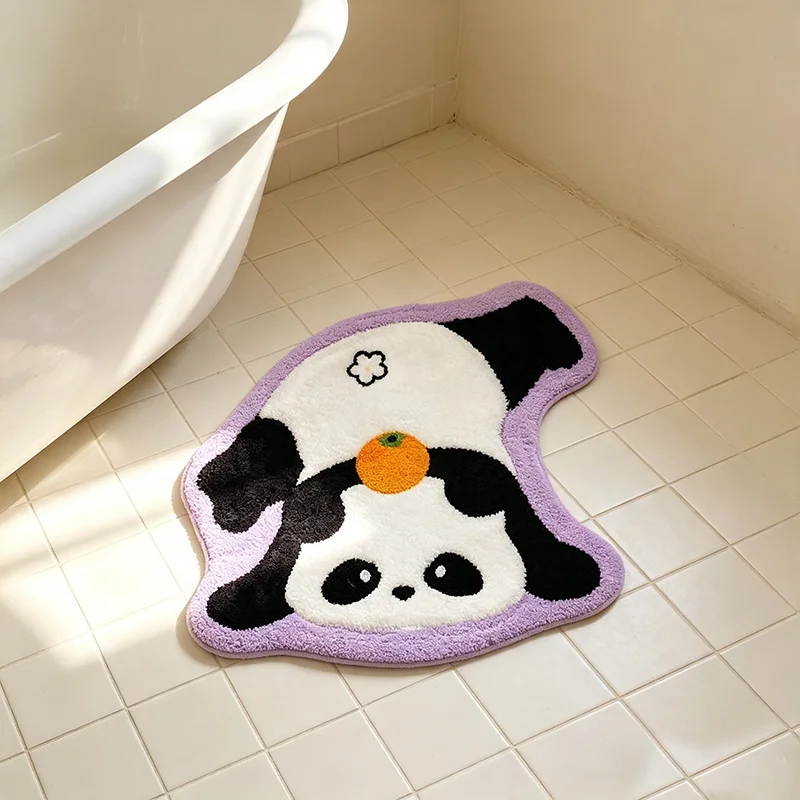 Home Bathroom Cleaning Machine - VIKAMA Kartun Pola Alien Panda Tikar