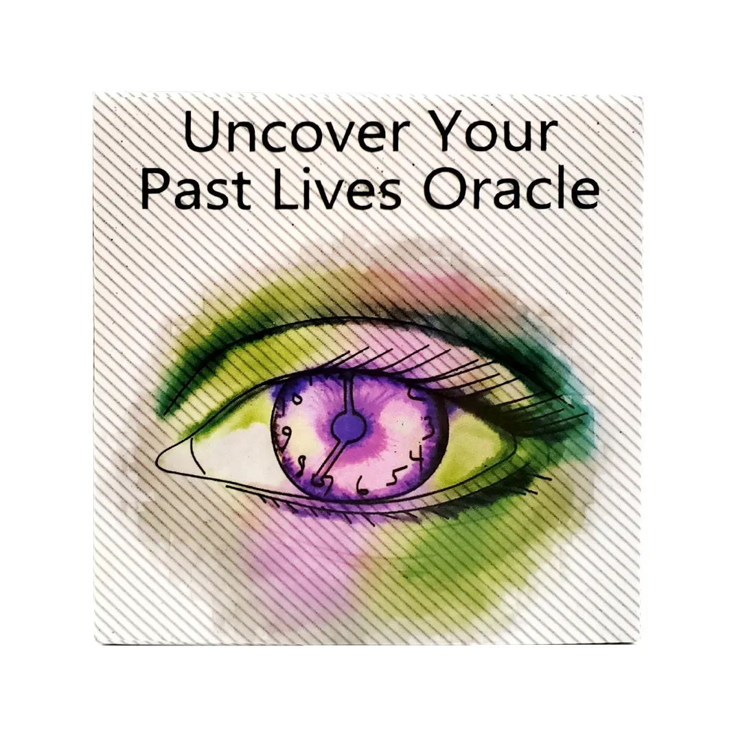 

Uncover your past lives oracle card board games tarot deck playing cards