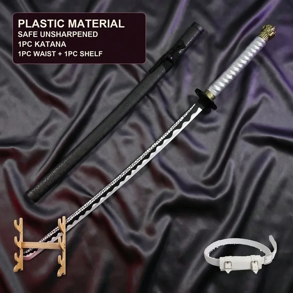 Elden Ring 104cm 40in Moon Style Plastic Katana Sword Sabre Blade Safe Unsharpened Cosplay Display Cosplay Display Photo Prop