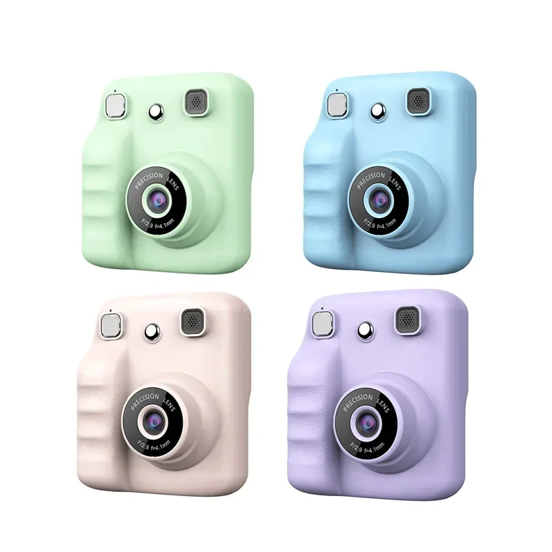 Multifunctionele kindercamera Thermische papiercamera HD Digitale videocamera Draagbare momentopname Afdrukken Camera Verjaardagscadeaus voor kinderen