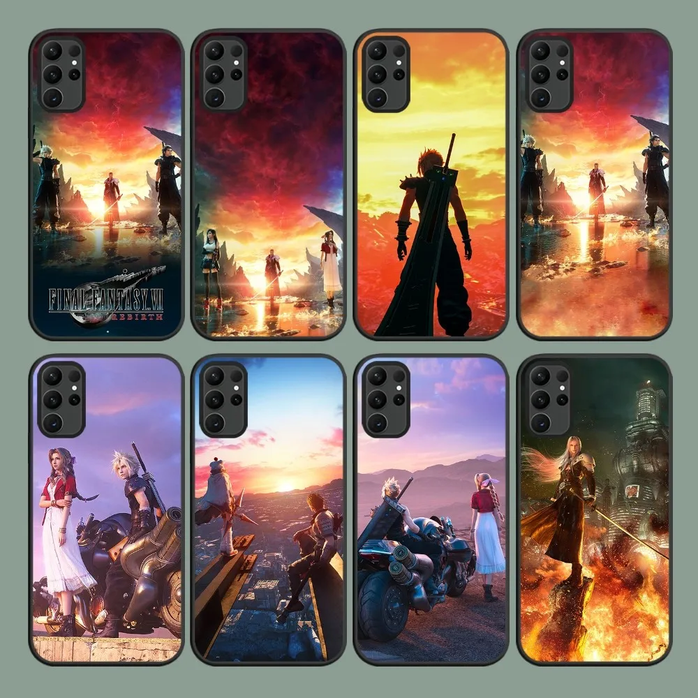 Game Final Fantasy VII Remake 7 B Phone Case For Samsung Galaxy S24 S22 S23 S30 Note 20 10 Plus Lite FE ULTRA Shell