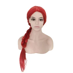토이 스토리 캐릭터 제시 트레이시 코스프레 레드 튀김 반죽 트위스트 브레이드 카니발 할로윈 합성 가발