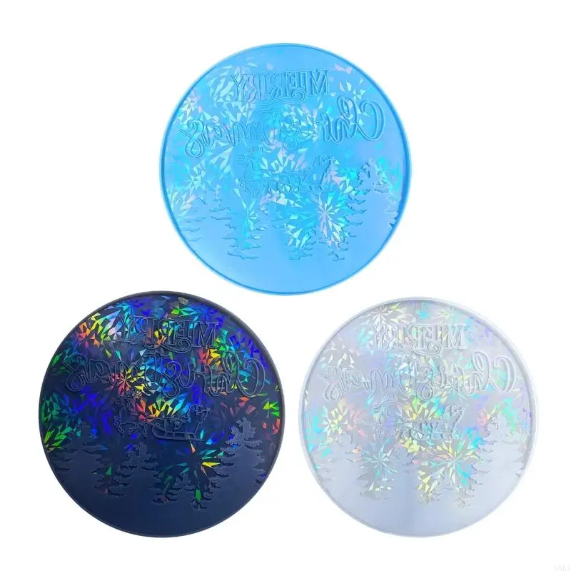 

N5KA Christmas Decoration Silicone Molds DIY Ornaments Mold Resin Mold