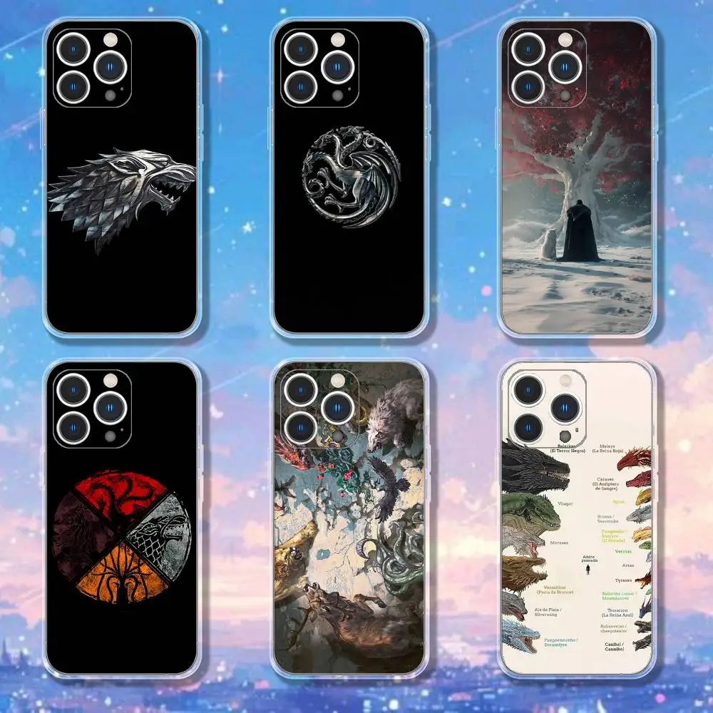 

S-Stark Winter C-Coming Phone Case For iPhone 17,16,15,14,13,12,11 Pro,Max,Plus,X,XS,XR,SE4,E Mini Transparent Soft Cover