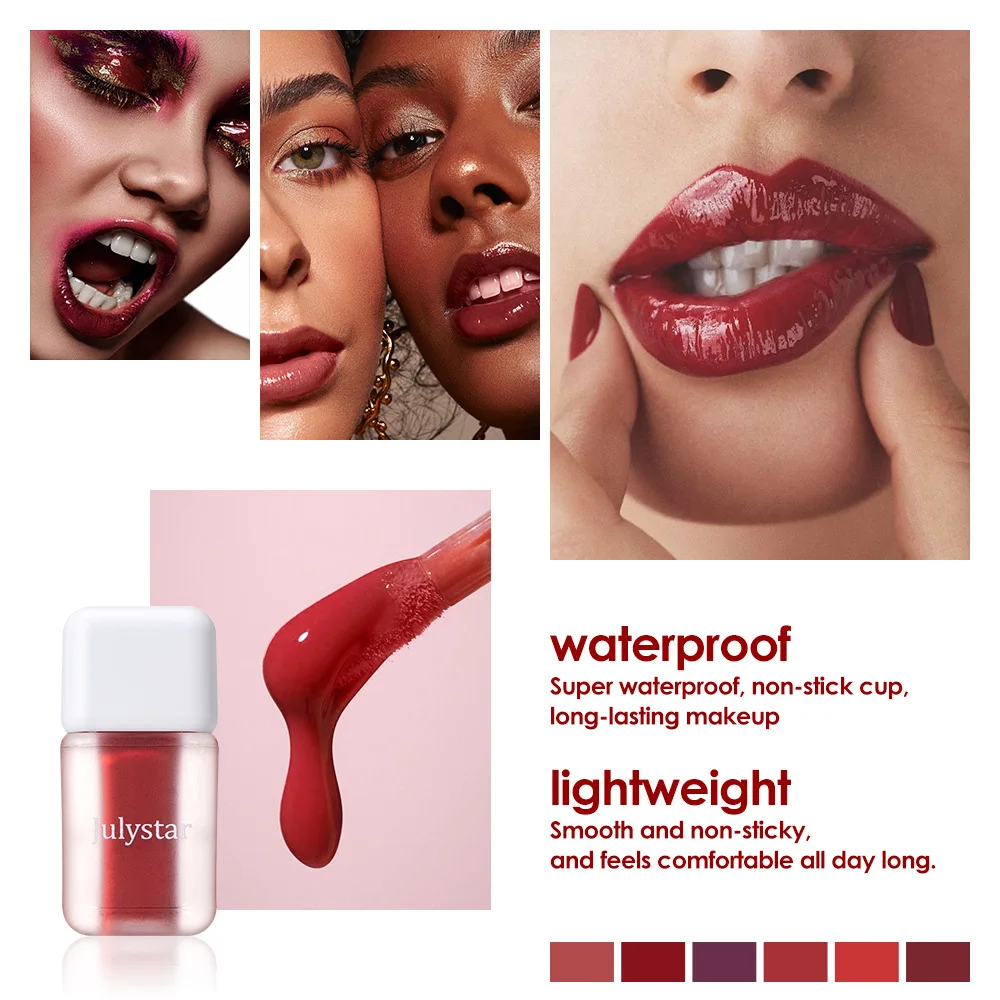 Natuurlijke glanzende lipvlek – Hydraterende tint op waterbasis met pure glans, opvullend en niet plakkerig voor een sappige glazen liplook