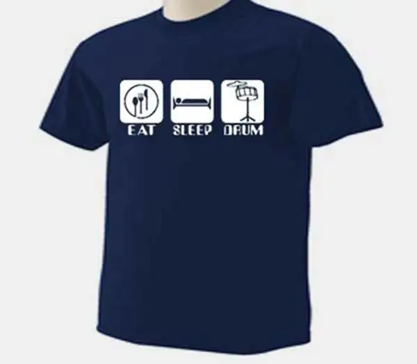 Eat Sleep Drum Drummer Musical Drumming Snare Music T Shirt