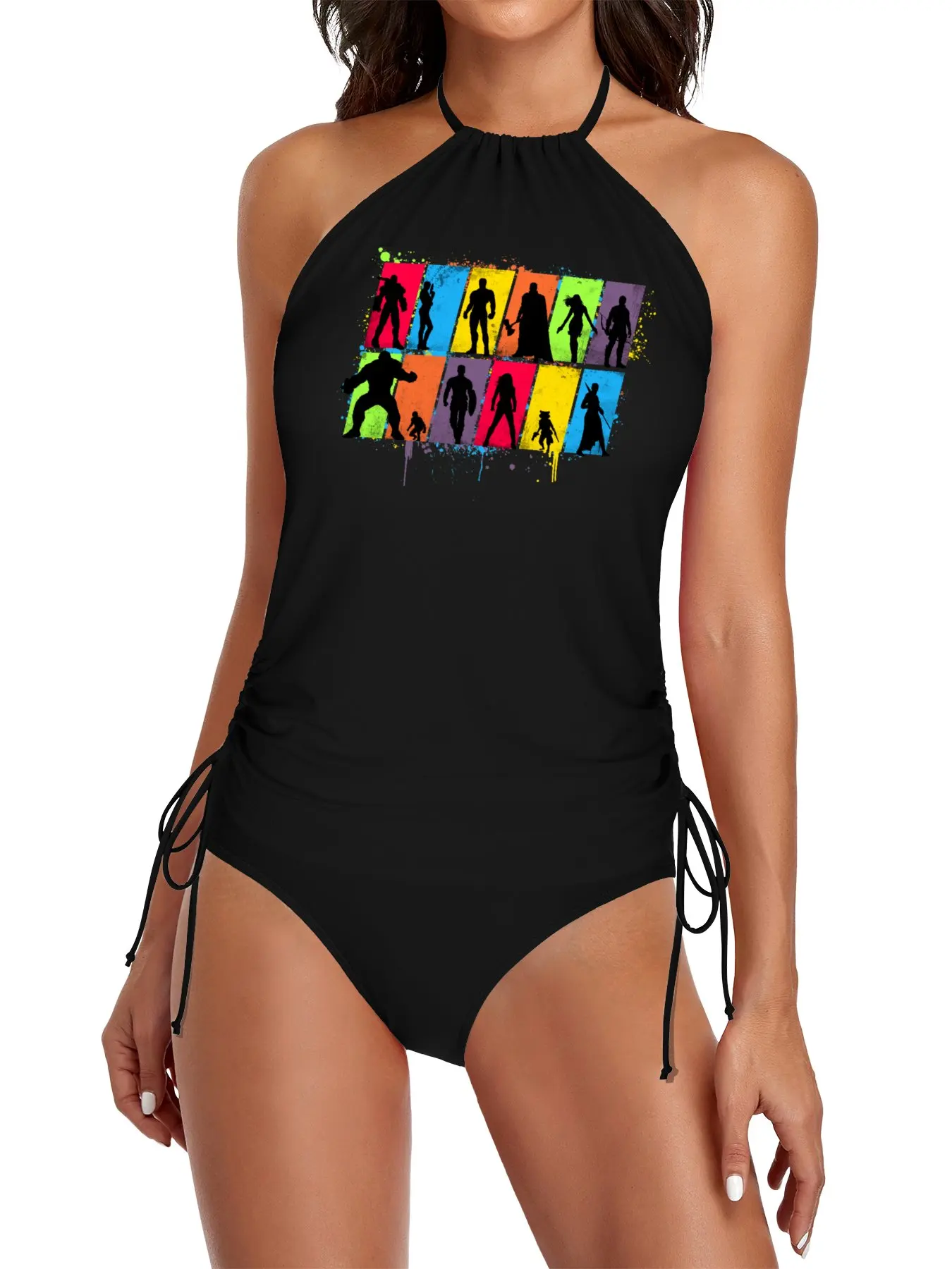 

Whatever It Takes - Superhero shirt Split Swimsuit Set beachwear for woman bikini swimwear 2025 women's swimsuit 2025