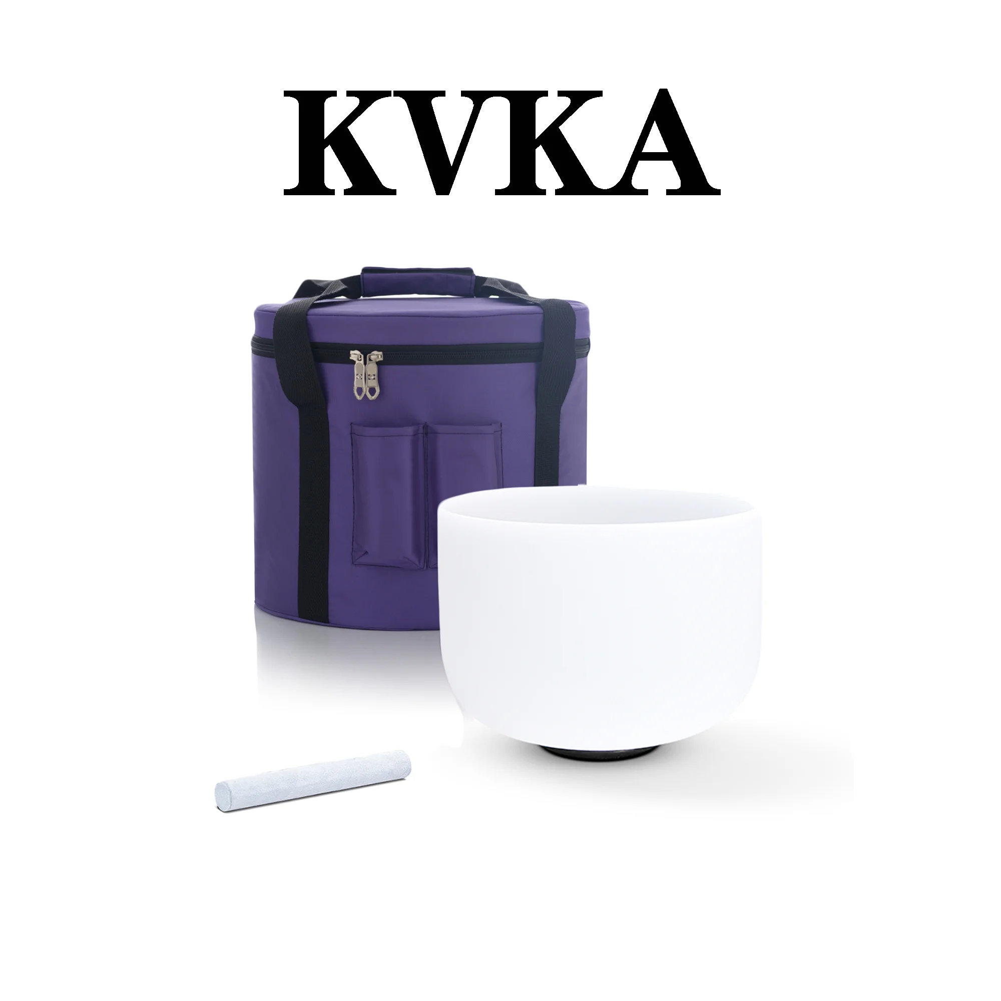 KVKA 12 인치 노트 solfeggio 285hz 완벽한 사운드 프로스트 석영 크리스탈 노래 그릇, 무료 가방 포함 