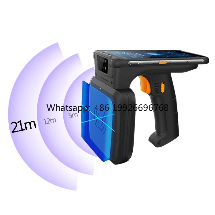 Android 1D/2D Barcode Scanner Rugged PDA Date Collector UHF RFID Handheld Reader for Warehouse Inventory
