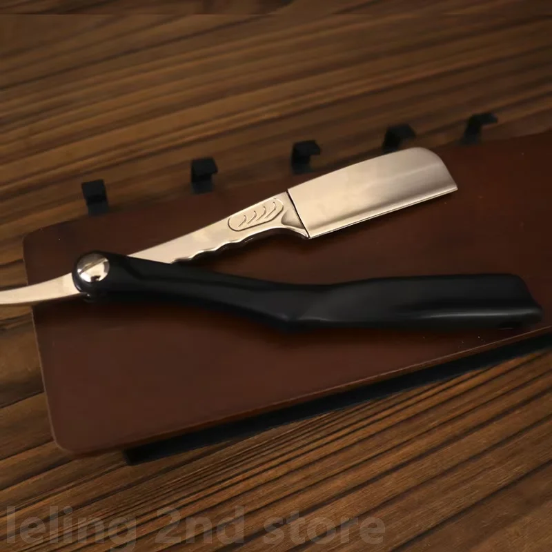 Красочная бритва с перьями, винтажное ручное сменное лезвие, бритва в стиле ретро, складной держатель для ножей, мужские инструменты для бритья, парикмахерские инструменты, подарок