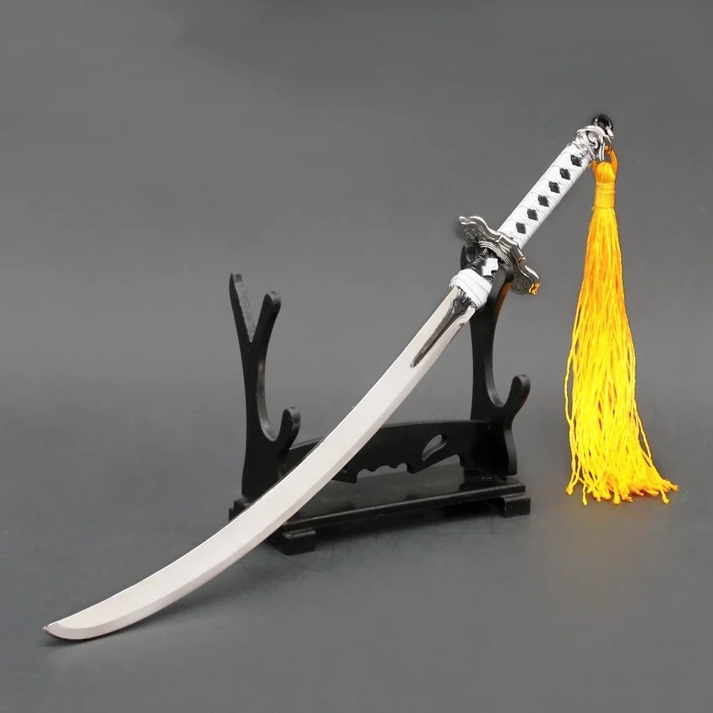 NieR:Automata Game Peripheral Alloy Weapons White Contract One-handed Sword Crafts Toy Model Keychain Ornament Gift 22 Cm