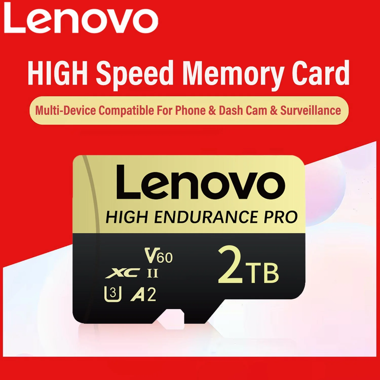Новая карта памяти Lenovo 2 ТБ, высокоскоростные TF-карты памяти 1 ТБ, 512 ГБ, 256 ГБ, 128 ГБ для телефона, камеры, дрона, межустройственного использования, запись 4K.
