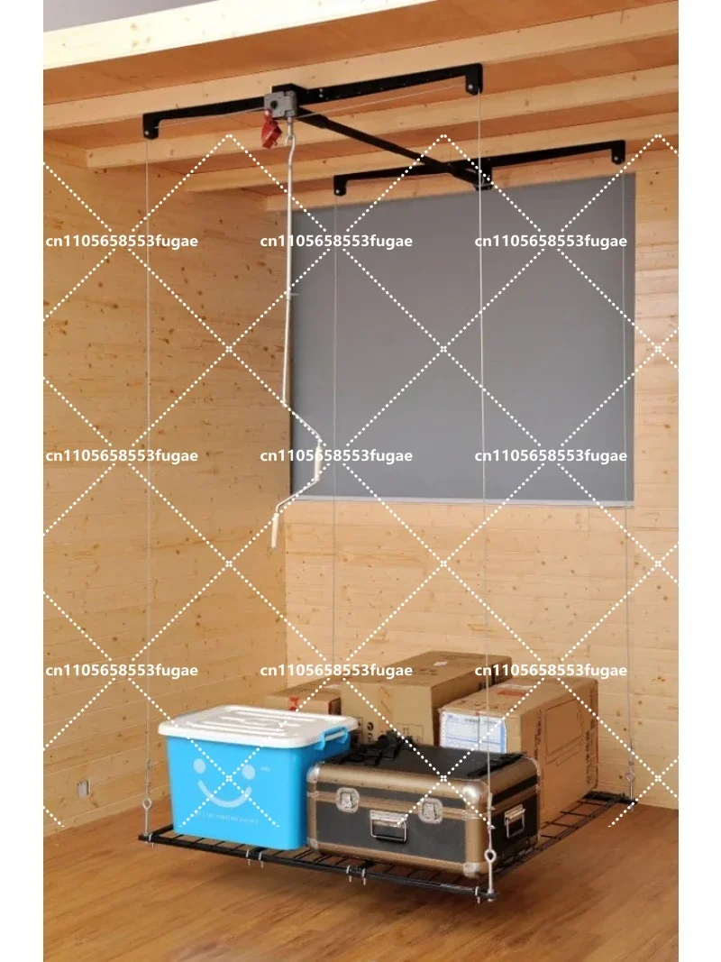 Professional Customized Ceiling Storage Shelf Rack for Garage - Space-Saving Lift System