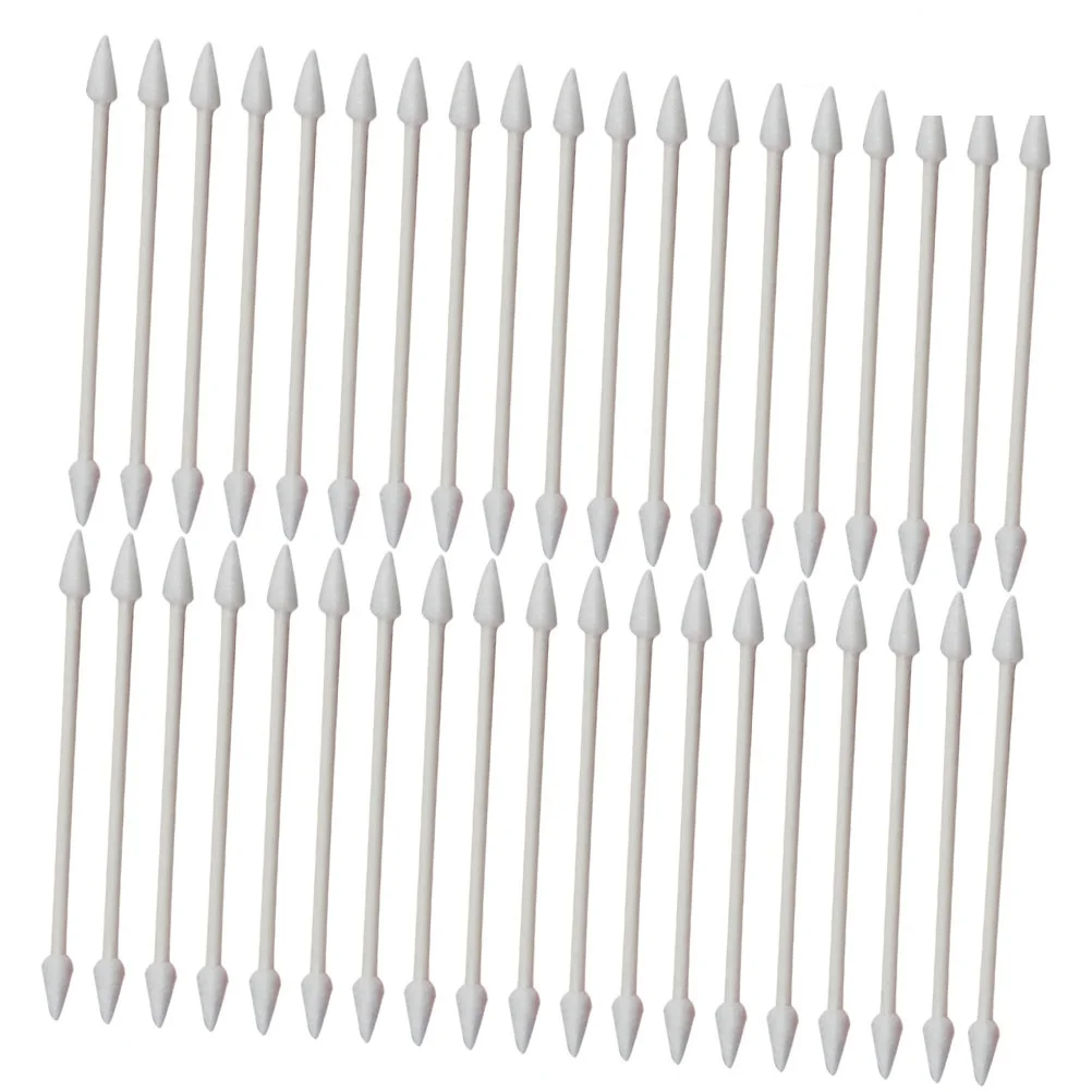 150 قطعة من عصا القطن بمقبض خشبي ماص برأس مزدوج للجروح الصحية وتنظيف المكياج عصا قطنية للسفر