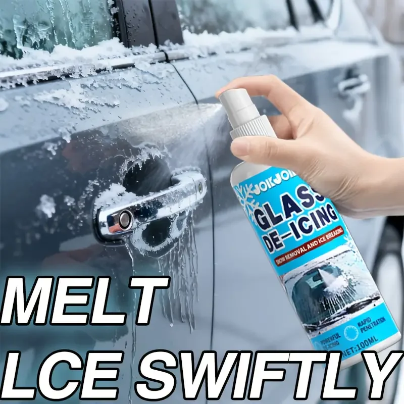 Car Ice Remover (Multi-Functional): Fast Frost Melt for Door Locks/Windshields,Home/Business, Compact,Winter Care for Car Owners