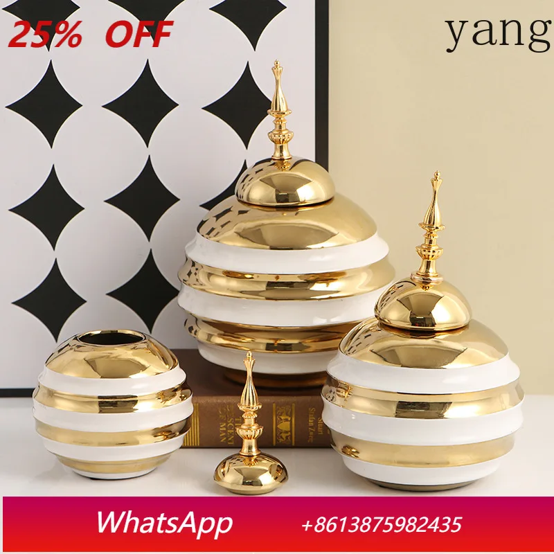 CX creative living room vase flower arrangement ornament modern simple general altar ceramic jar