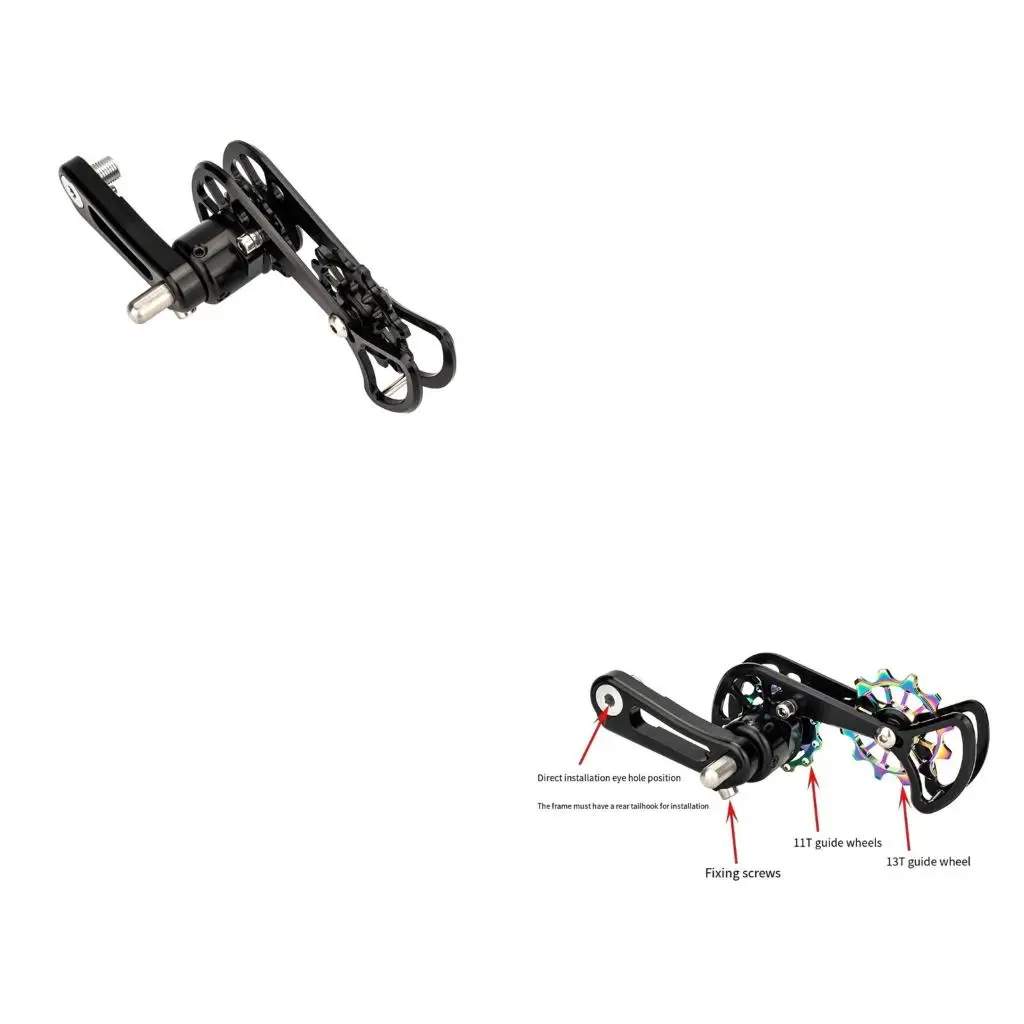 

Bicycless Derailleur Chain Guide Single Speed Chain Tensioner Cycling Bicycles Chain Guide Pulley Easy Installation