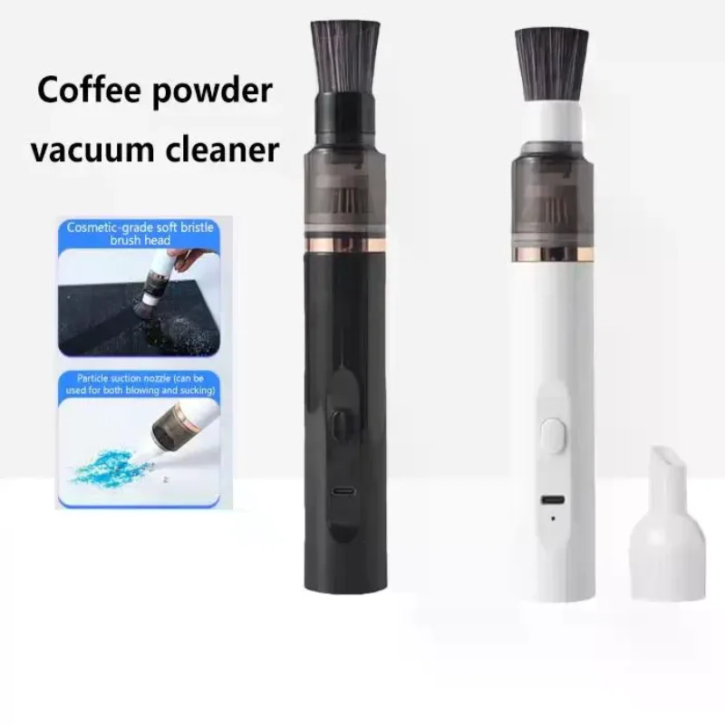 1 Set Portable Mini Handheld Vacuum Cleaner 3 In 1 Suction Blow Water Absorption For Car Desktop Coffee Powder Cleaning