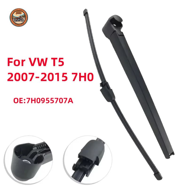 

Щетка заднего стеклоочистителя автомобиля для Volkswagen VW Caddy 04-15, рычаг и лезвие заднего стеклоочистителя 7H0955707A, автомобильные аксессуары