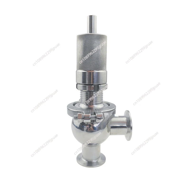 Sanitary Grade Stainless Steel SS304 SS316L Cylinder Angle Valve L Type Vacuum Flapper Valve