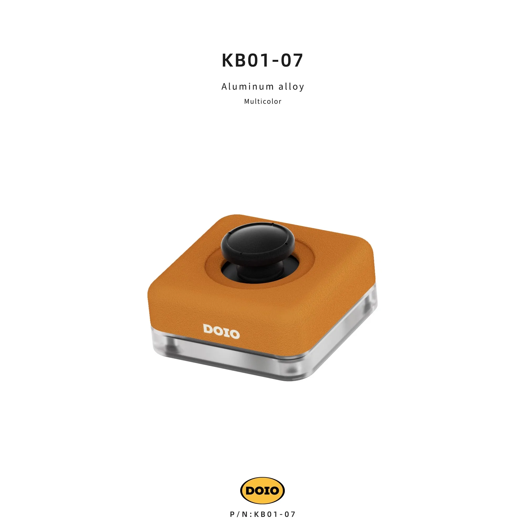 Doio Kb01-07 Desktop Computer Joystick Power Button Desktop Power Switch Mini Keypad CNC Aluminium Alloy Custom Wired Keyboards